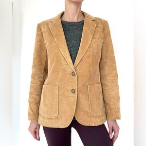 EUC Vintage Corduroy Blazer Jacket